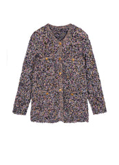 Sweater / JNBY Relaxed V-neck Alpaca-blend Wool Cardigan