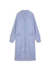 Sweater / JNBY Relaxed V-neck Alpaca Wool Cardigan