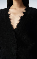 Sweater / JNBY Cropped V-neck Cardigan