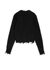Sweater / JNBY Cropped V-neck Cardigan