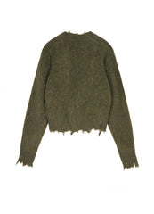 Sweater / JNBY Cropped V-neck Cardigan