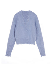 Sweater / JNBY Cropped V-neck Cardigan