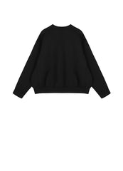 Sweatshirt / JNBY Relaxed Crew-neck Cotton Sweatshirt