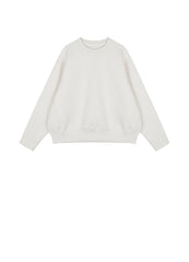 Sweatshirt / JNBY Relaxed Crew-neck Cotton Sweatshirt