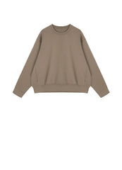 Sweatshirt / JNBY Relaxed Crew-neck Cotton Sweatshirt