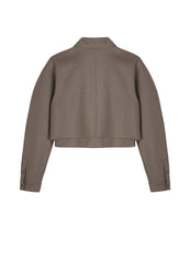 Coat / JNBY Cropped Wool Jacket