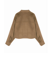 Coat / JNBY Wool-blend Cashmere Cropped Jacket