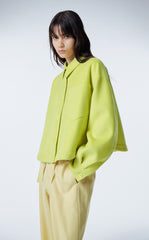 Coat / JNBY Wool-blend Cashmere Cropped Jacket