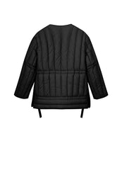 Coat / JNBY A-line V-neck Mid-length Down Coat