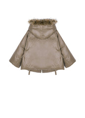 Coat / JNBY Nylon Hooded Down Coat