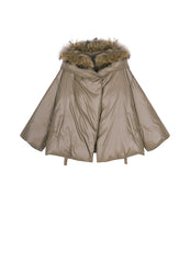 Coat / JNBY Nylon Hooded Down Coat