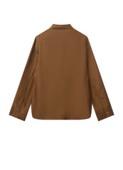 Shirt / JNBY Long Sleeve Silk Shirt (100% Silk)