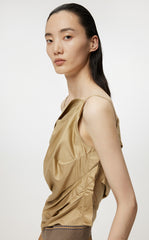 Vest / JNBY Pleated Sleeveless Irregular Suspenders£¨100% cotton£©