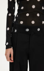 T-shirt / JNBY Polka dot Slim Fit T-shirt