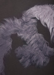 T-shirt / JNBY Windblown Rabbit Round Neck Printed Loose Fit T-shirt(100% Cotton)