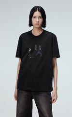 T-shirt / JNBY Funny Illustration Printed Round Neck T-shirt