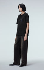 T-shirt / JNBY Funny Illustration Printed Round Neck T-shirt