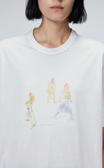 T-shirt / JNBY Funny Illustration Printed Round Neck T-shirt