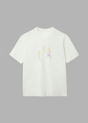 T-shirt / JNBY Funny Illustration Printed Round Neck T-shirt