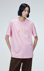 T-shirt / JNBY Funny Illustration Printed Round Neck T-shirt