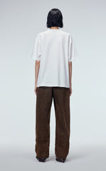 T-shirt/JNBY Abstract Illustration Crewneck Printed T-shirt(100% Cotton)