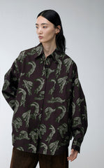Shirt / JNBY Windblown Rabbit Cotton Oversize Print Shirt(100% cotton)