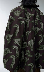 Shirt / JNBY Windblown Rabbit Cotton Oversize Print Shirt(100% cotton)