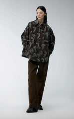 Shirt / JNBY Windblown Rabbit Cotton Oversize Print Shirt(100% cotton)