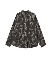 Shirt / JNBY Windblown Rabbit Cotton Oversize Print Shirt(100% cotton)