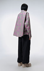 Shirt / JNBY Windblown Rabbit Cotton Oversize Print Shirt(100% cotton)