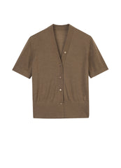 Sweater/JNBY Merino Wool Slim Fit V-Neck Knitted Sweater