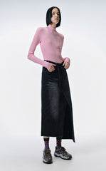 Sweater / JNBY Skin-friendly Breathable Slim Fit Half Turtleneck Sweater