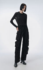 Sweater / JNBY All-match Round Neck Long-sleeved Sweater(100% cotton)