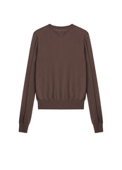 Sweater / JNBY All-match Round Neck Long-sleeved Sweater(100% cotton)