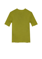 Sweater/ JNBY 100% Silk Round Neck Short-Sleeved Sweater