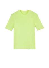 Sweater/ JNBY 100% Silk Round Neck Short-Sleeved Sweater