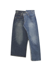 Skirt / JNBY All-match Asymmetrical Denim Skirt(100% cotton)