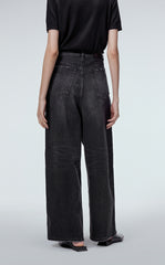 Pants / JNBY Cool Casual Washed Wide-leg Jeans(100% cotton)
