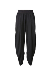 Pants / JNBY Arc-Shaped Tapered Casual Pants(100% wool)