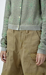 Sweater / JNBY Star Print Retro Round Neck Sweater