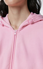 Sweatershirt / JNBY Playful Three-Dimensional Bow-Knot Hooded Loose Fit Sweatershirt