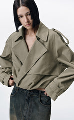 Jacket / JNBY Cotton Loose Fit Jacket