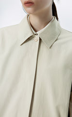 Coat / JNBY Cotton Trench Coat