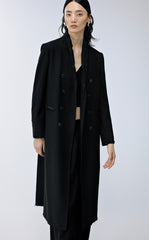 Coat / JNBY Solid Long Trench Coat