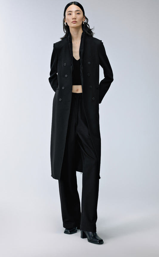 Coat / JNBY Solid Long Trench Coat
