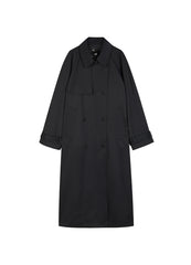 Coat / JNBY Solid Long Trench Coat
