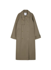 Coat / JNBY Solid Long Trench Coat