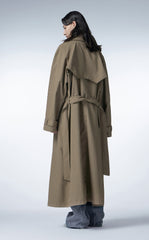 Coat / JNBY Solid Long Trench Coat