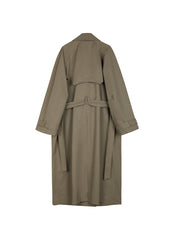 Coat / JNBY Solid Long Trench Coat