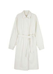 Coat / JNBY Polyurethane Leather Long Coat